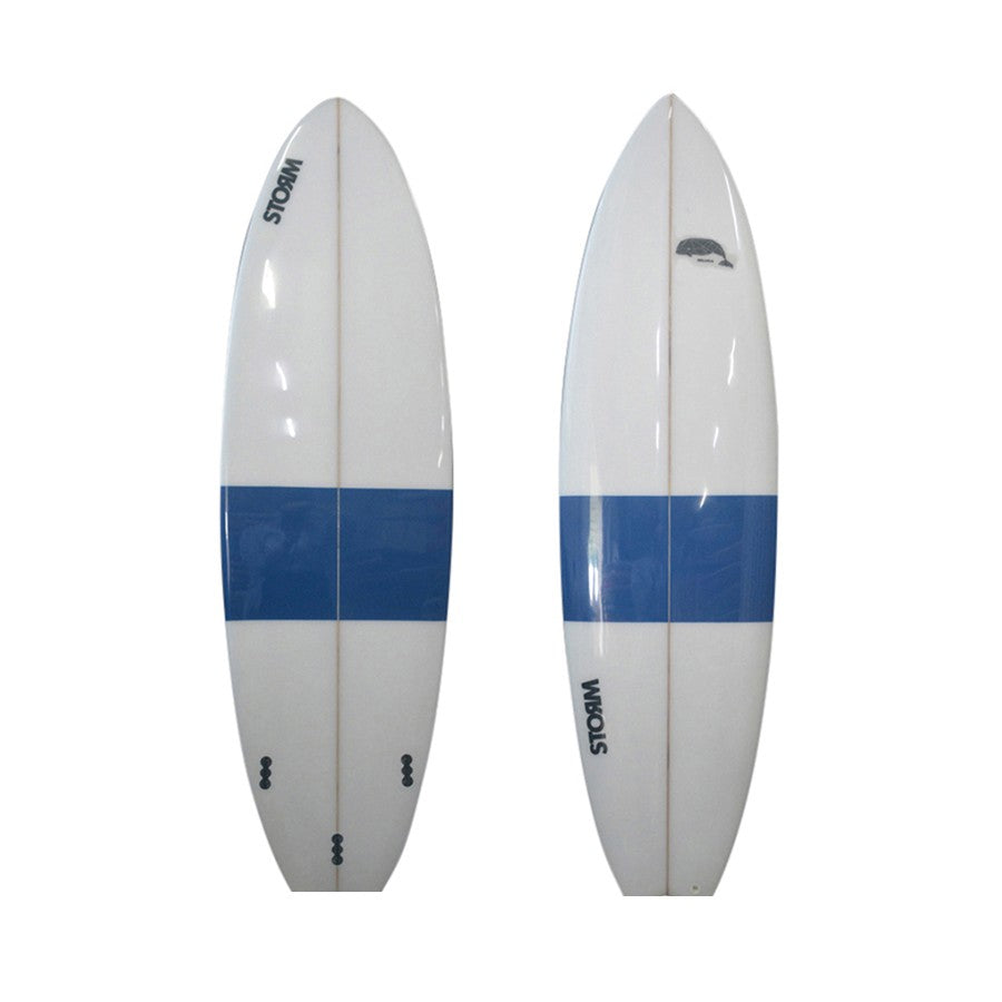 Tabla de surf STORM - Mini Malibu - 6'8 - Beluga D1