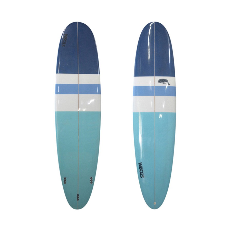 STORM Surfboard - Mini Malibu - 7'4 - Beluga LB4 - Round Tail