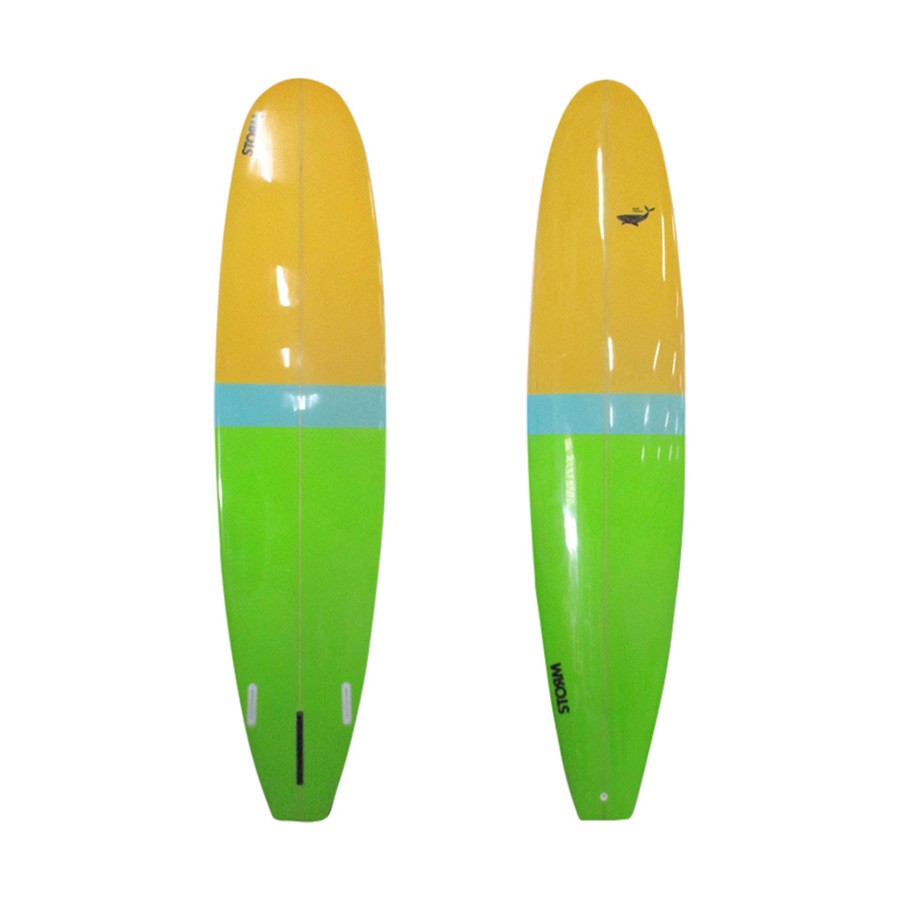 STORM Surfboard - Longboard - 9'0 - Beluga - Blue Whale