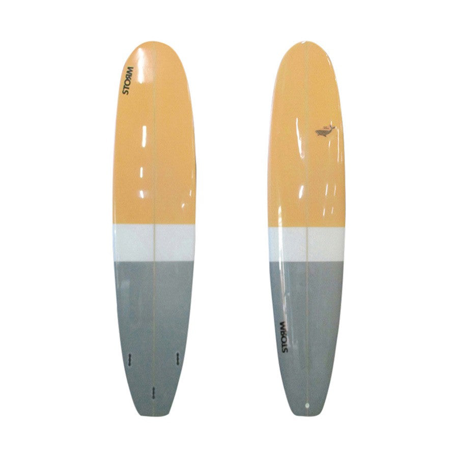 STORM Surfboard - Longboard - 9'0 - Beluga - Blue Whale