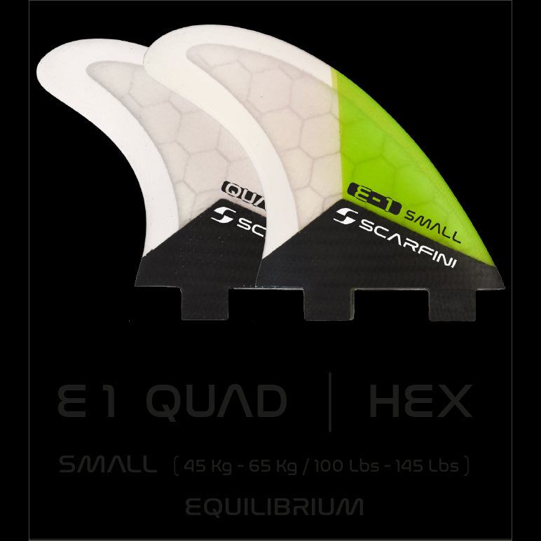 SCARFINI - EQUILIBRIUM CARBON QUAD - Size S (FCS)