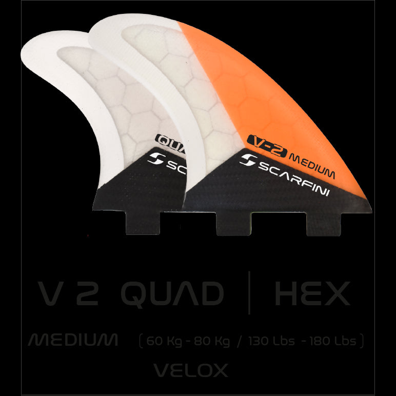 SCARFINI - VELOX CARBON QUAD - Size M (FCS)