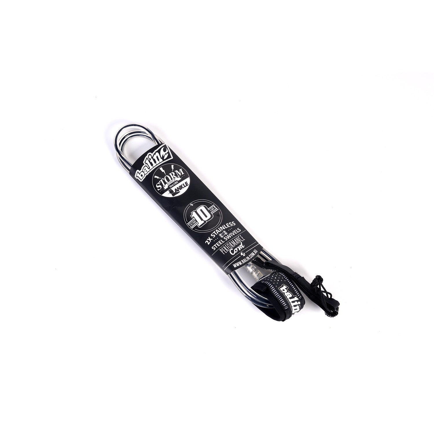 BALIN - Surf Leash  10' - Big Wave - Clear