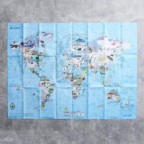 Awesome Maps -  Carte du Monde - Snow & Ski