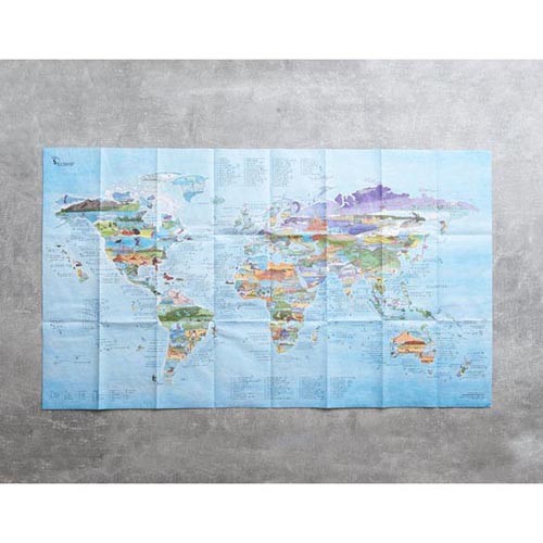 Awesome Maps -  Carte du Monde - Kitesurf