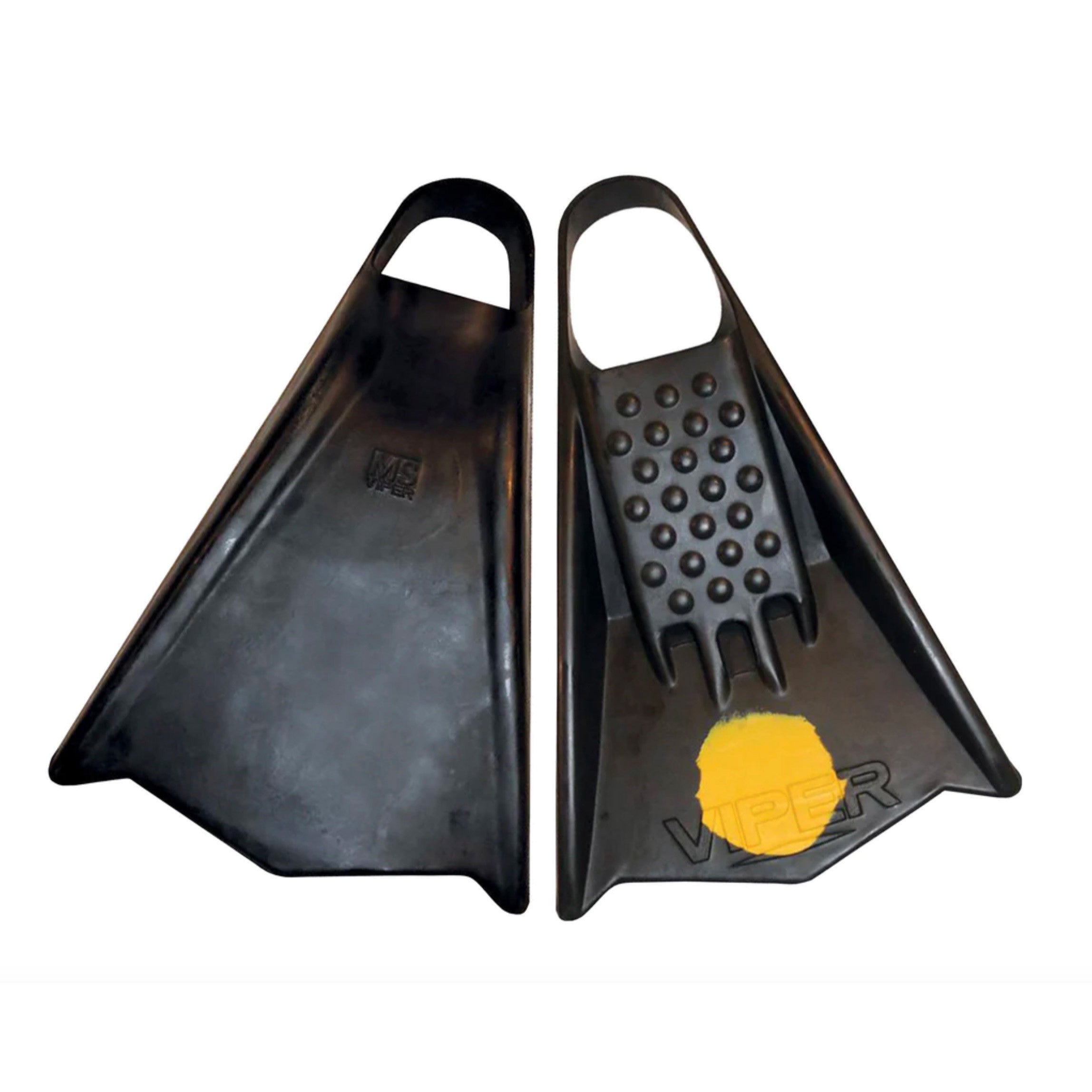 MS VIPER - Bodyboard Fins - Black / Yellow