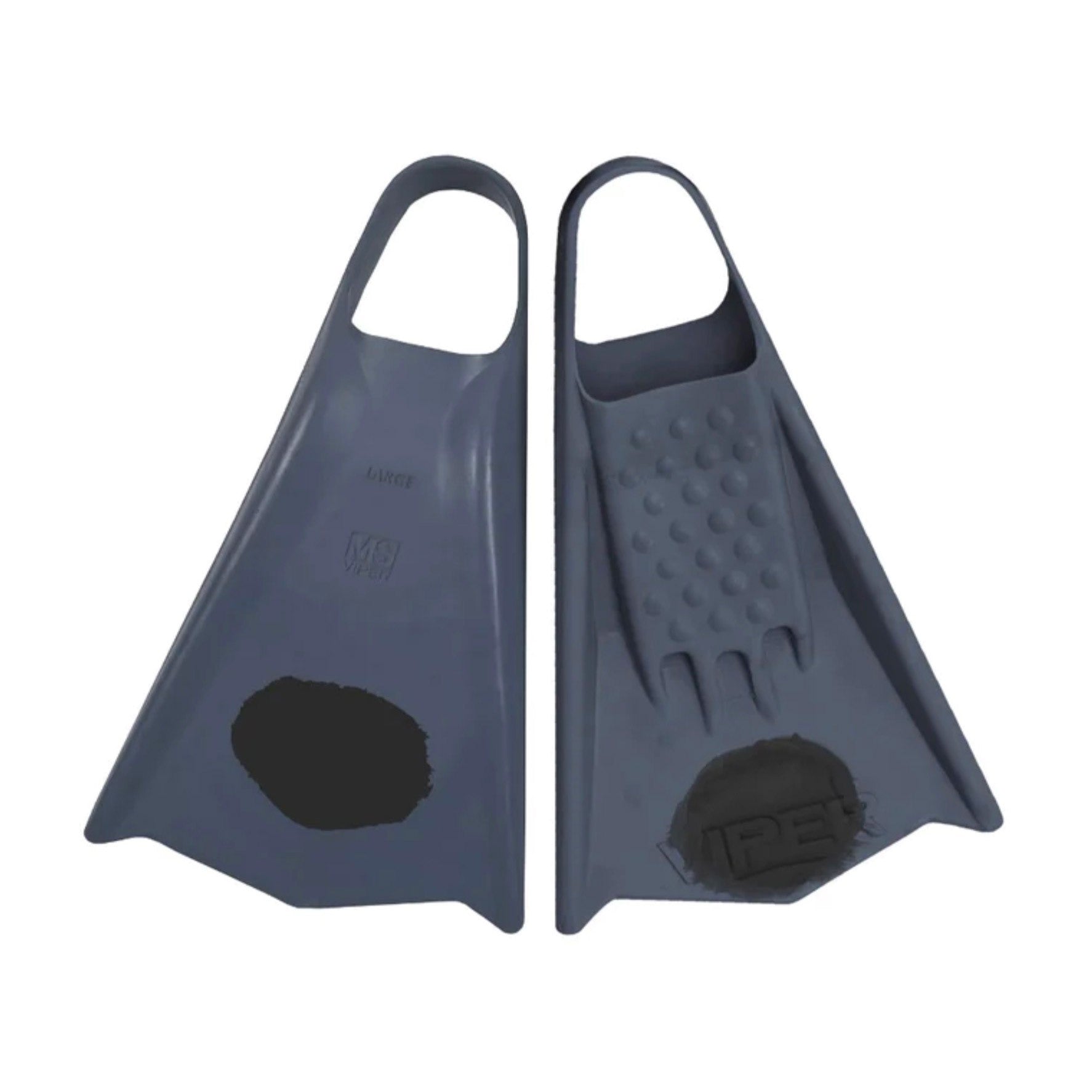 MS VIPER - Bodyboard Fins - Charcoal / Black