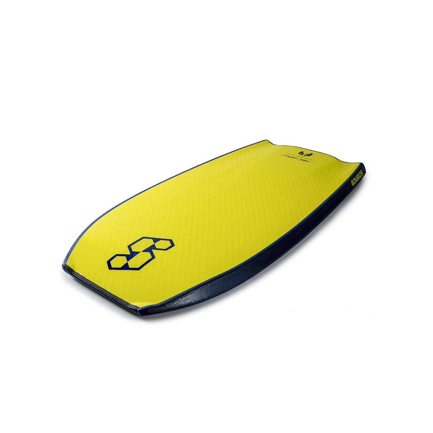 Science Bodyboard - Style LTD Flat Bat F4 PP - Midnight Blue / Yellow