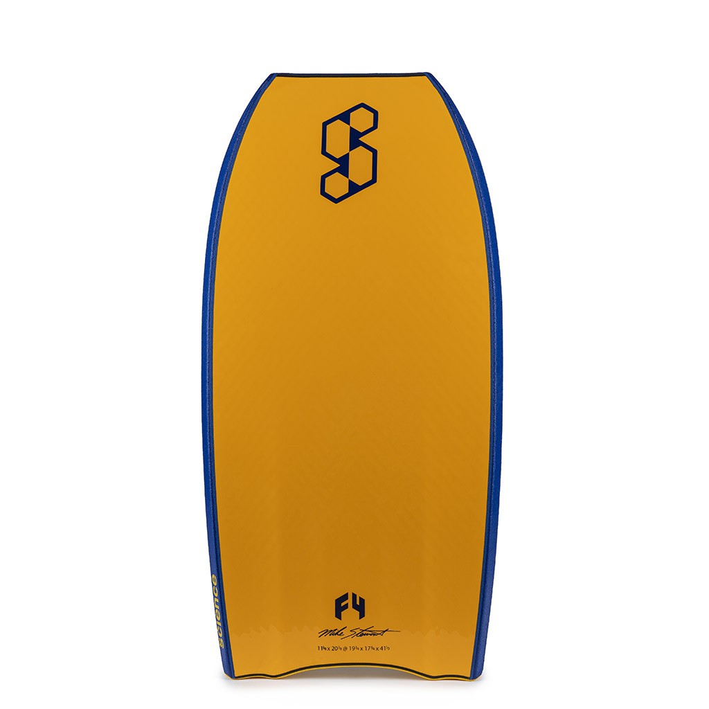 Science Bodyboard - Tanner LTD PP Tri Quad F4 - Dark Blue / Tangerine