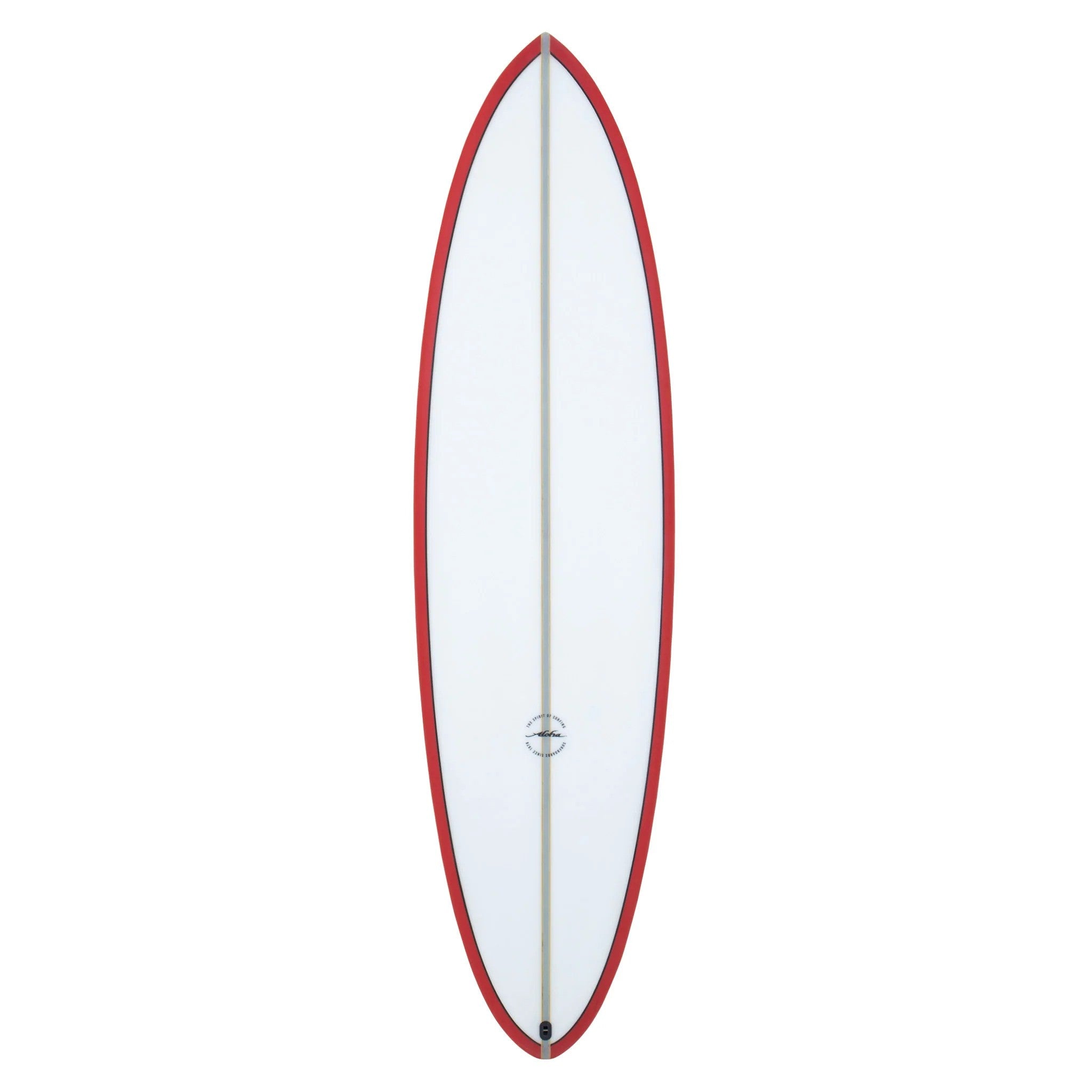 Tablas de surf ALOHA - Twin Pin 7'2 (PU) PVCP Futures - Rojo