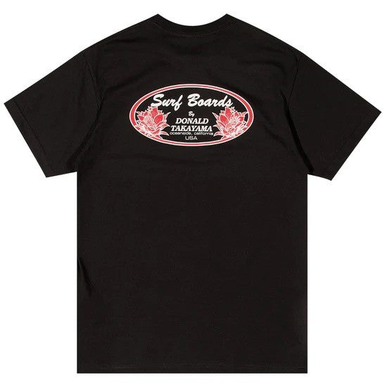 TAKAYAMA - T-shirt Red Oval - black