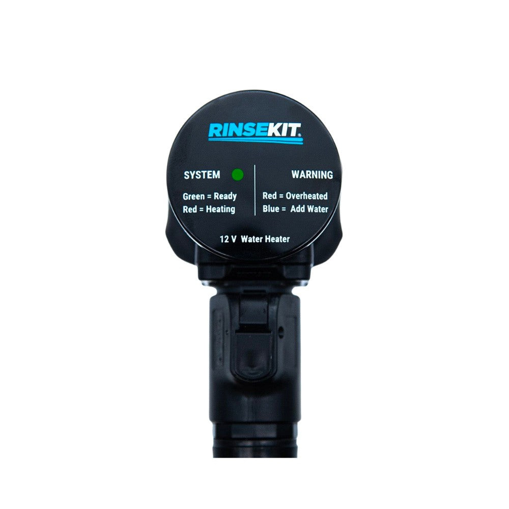 RINSEKIT PRO PACK - Stand-alone portable shower (with Battery) + Heater - Black