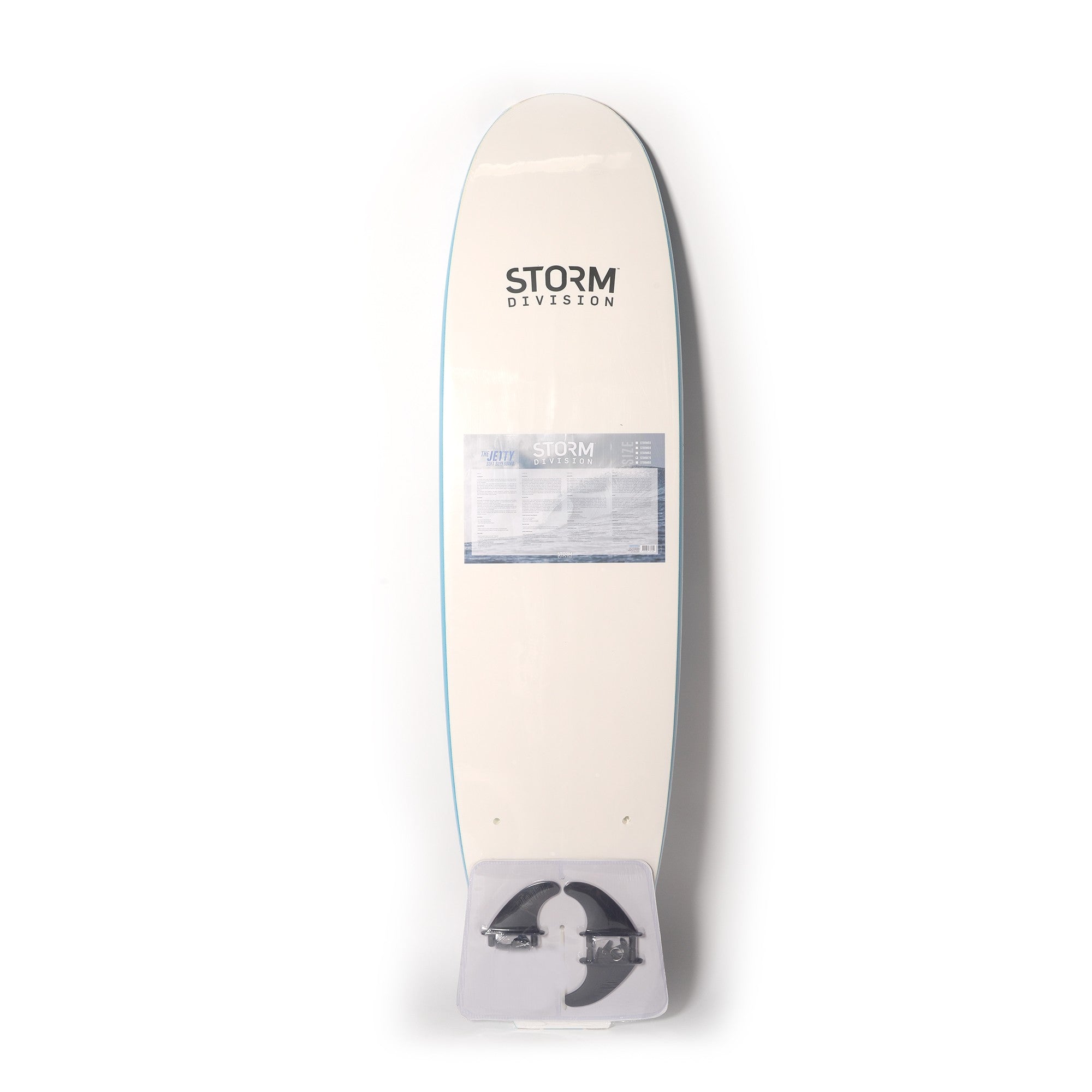 STORM DIVISION - Jetty Softboard - Foam Surfboard - 7'0 - Blue