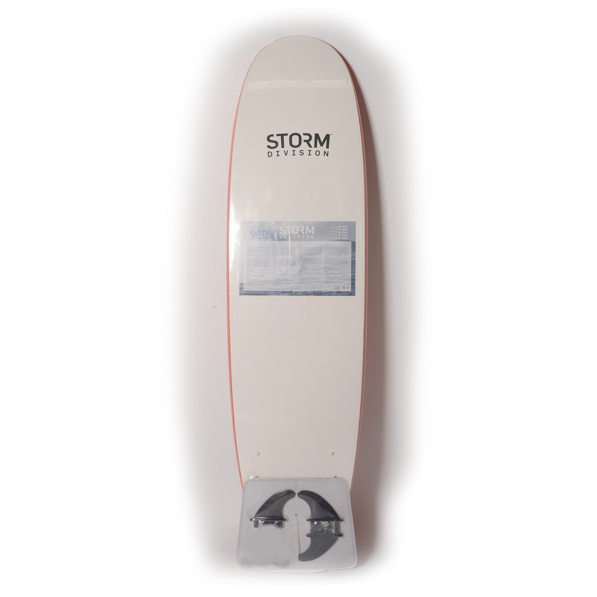 STORM DIVISION - Jetty Softboard - Foam Surfboard - 7'0 - Red