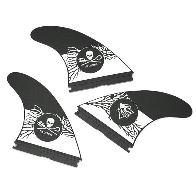 NOMADS - Dérives recyclées Sea Shepherd (Futures Compatible)- Black - Taille M