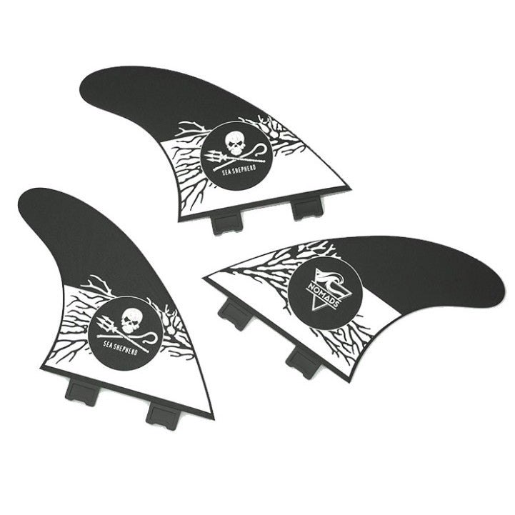 NOMADS - Dérives recyclées Sea Shepherd - Black - Taille M