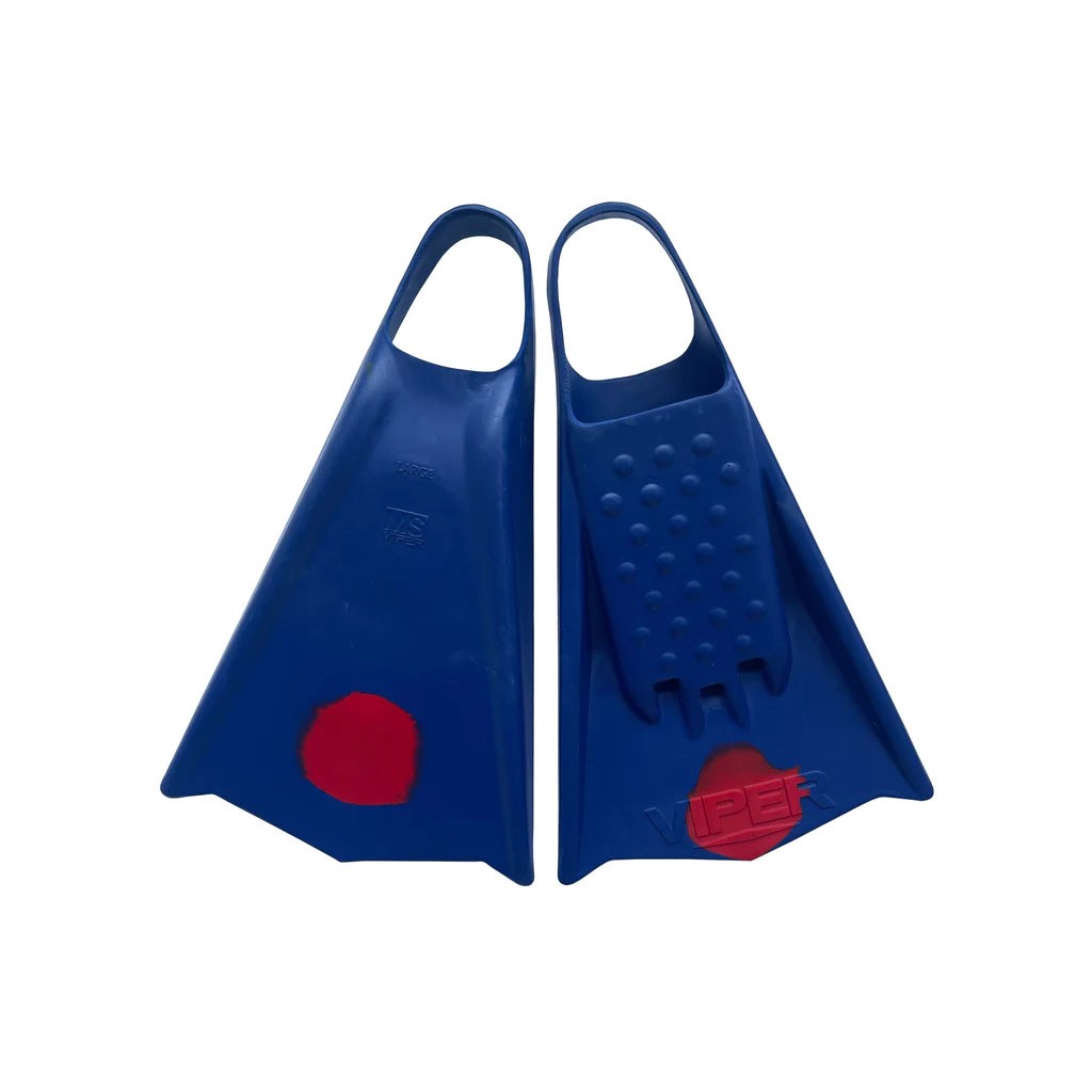 MS VIPER - Bodyboard Fins - Royal Blue / Red