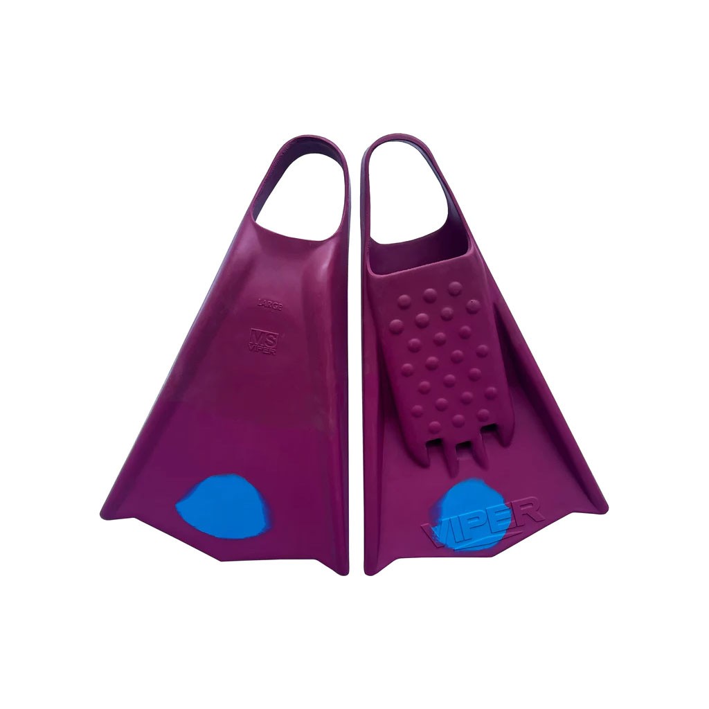 MS VIPER - Aletas de bodyboard - Púrpura / Aqua