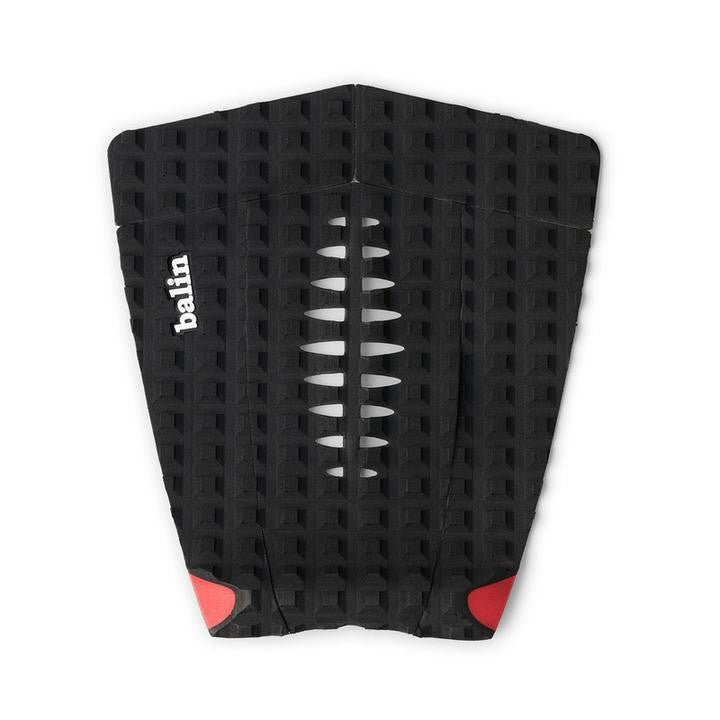 BALIN - Wide Ride Traction Pad Surf - Black / Red