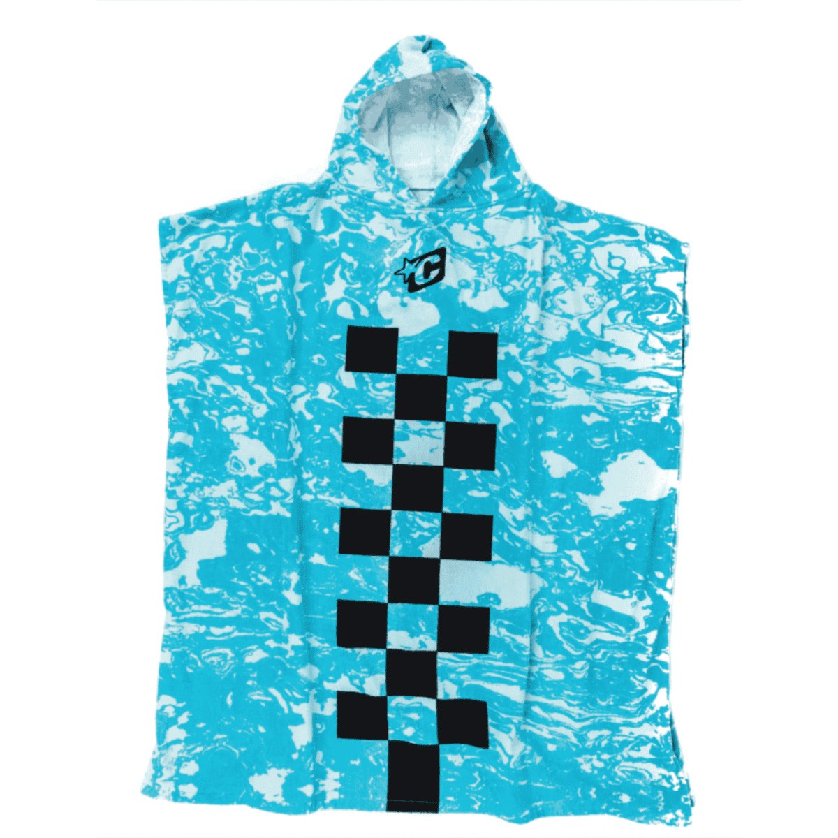 CREATURES - Chex Poncho - Fluoro Blue