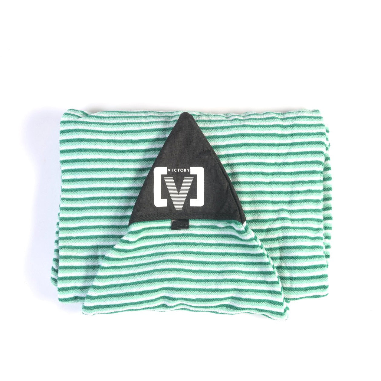 VICTORY - Surf sock cover - Shortboard - 5'10 - Green / White
