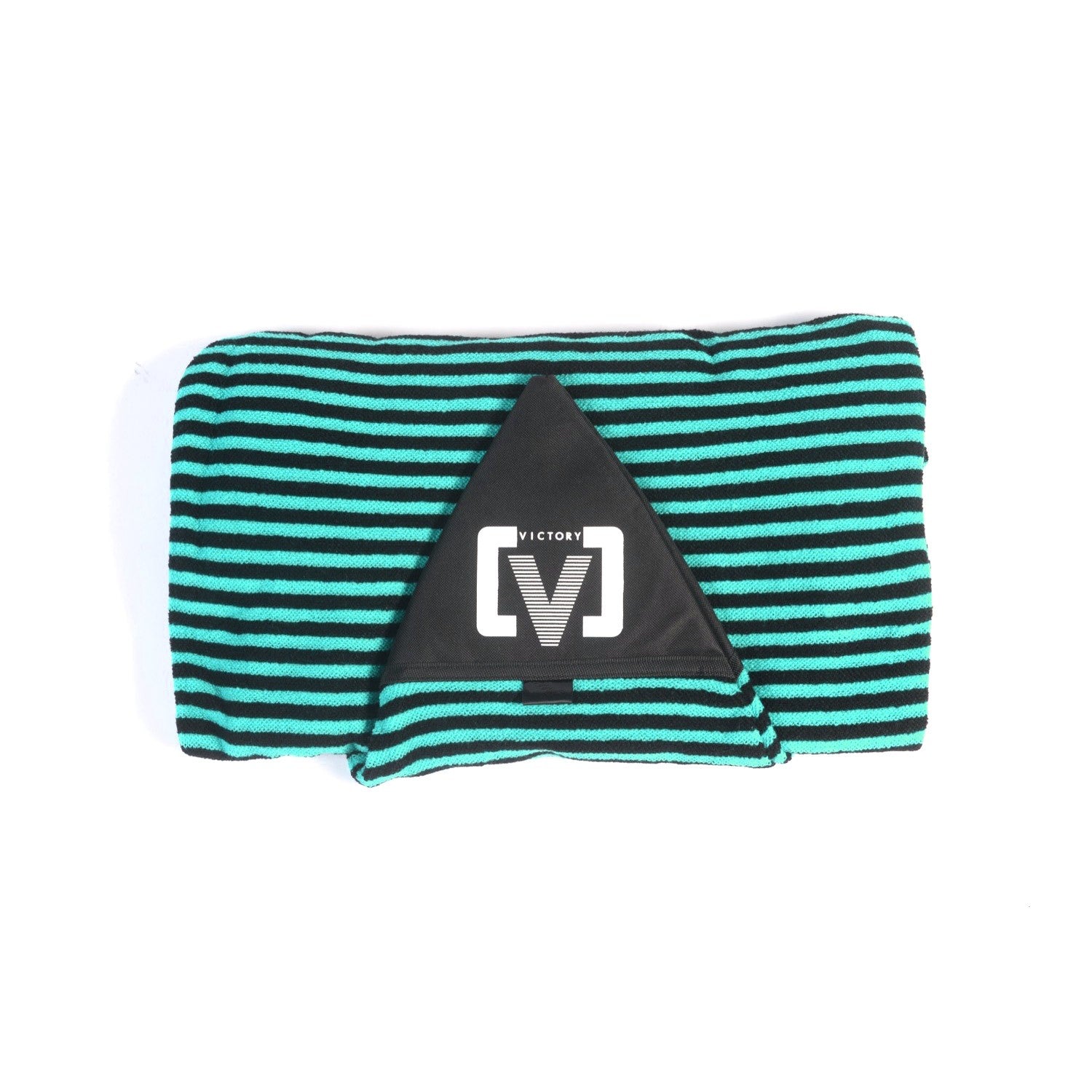 VICTORY - Funda para calcetines de surf - Shortboard - 6'10 - Negro / Verde
