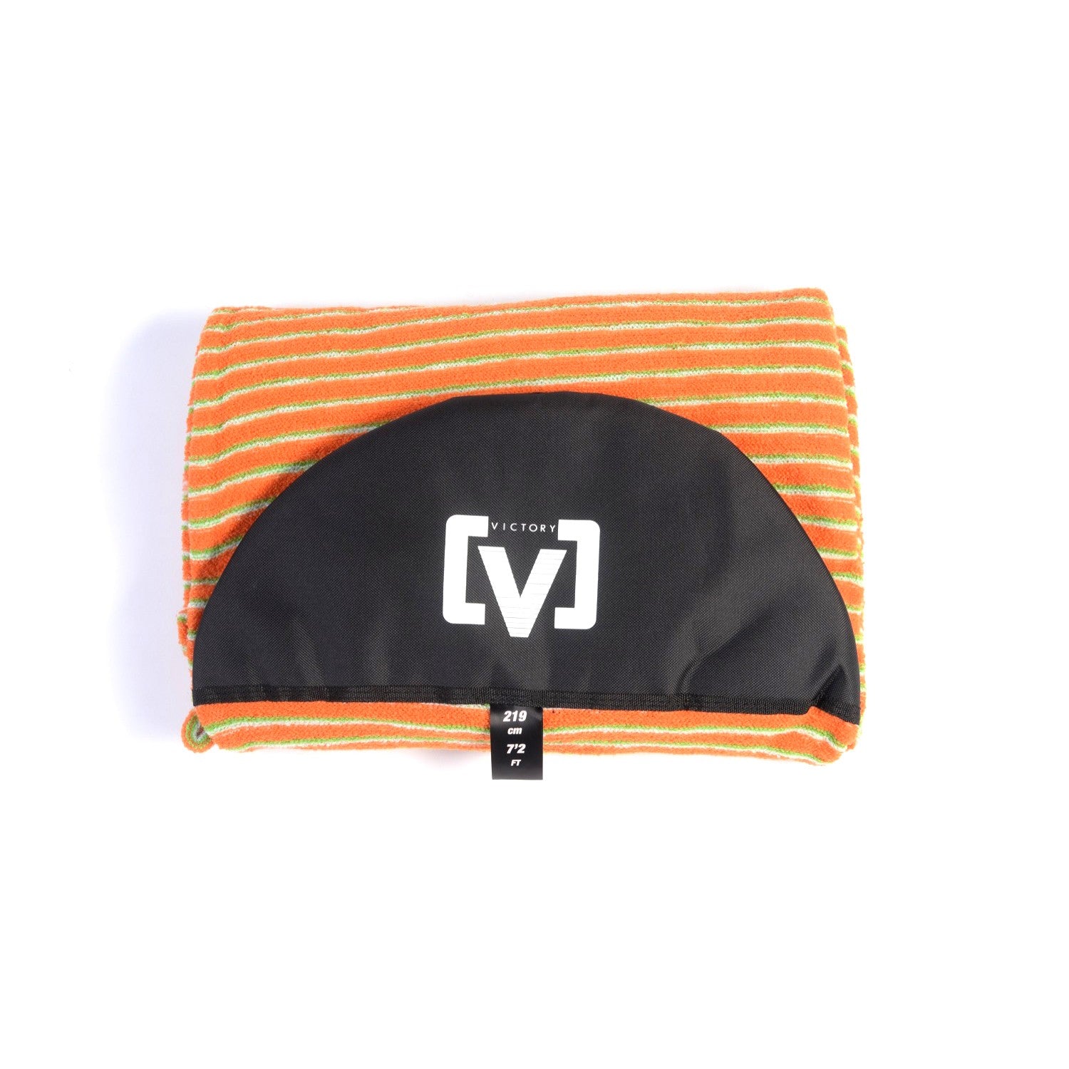 VICTORY - Longboard sock cover - 7'2 - Orange/Green