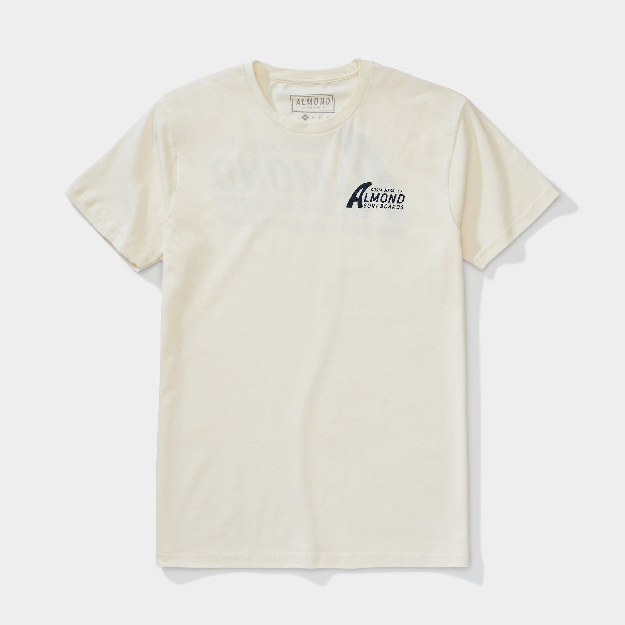 ALMOND Surfboards - Surf hours Tee - Natural