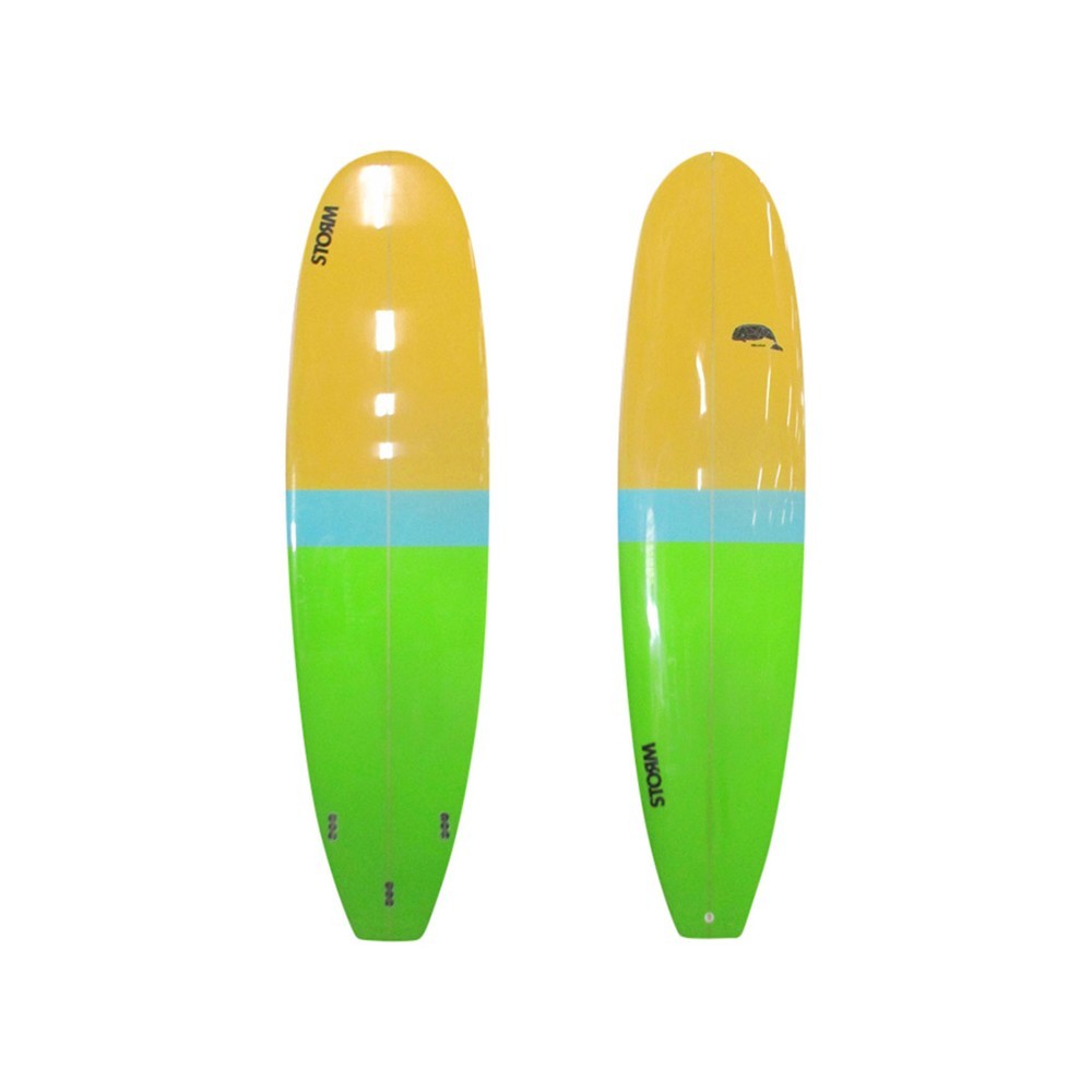 Tabla de surf STORM - Mini Malibu - 7'6 - Diseño Beluga