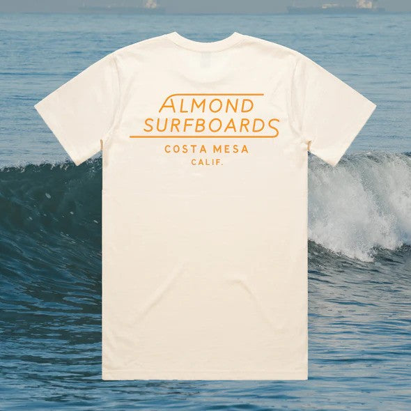 ALMOND Surfboards - Mesa Tee - Natural