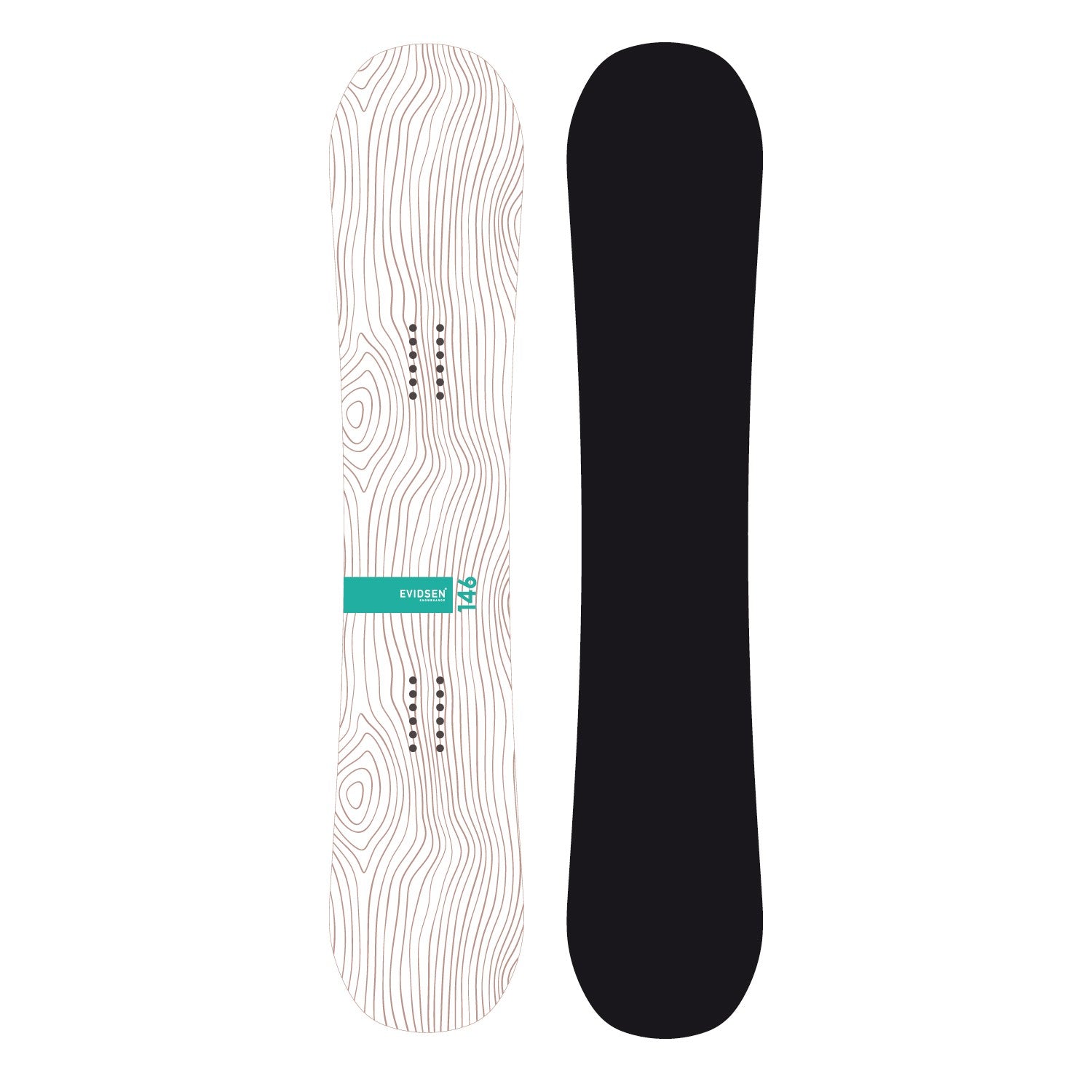 EVIDSEN SNOWBOARDS - Planche de Snowboard 146