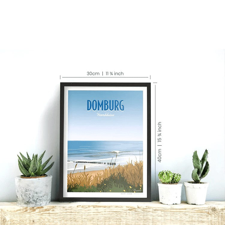 AWESOME MAPS - Poster - Domburg