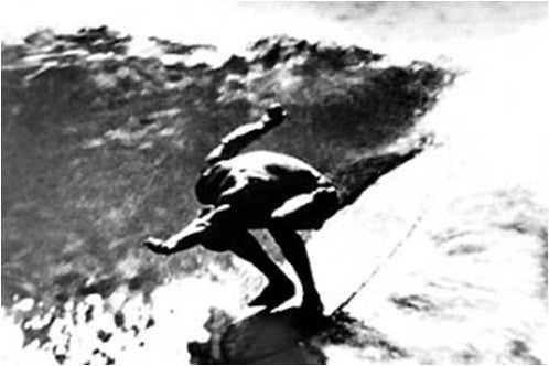 Vintage Surf Photograph JOHN SEVERSON 'Mickey Munoz The Quasimodo'