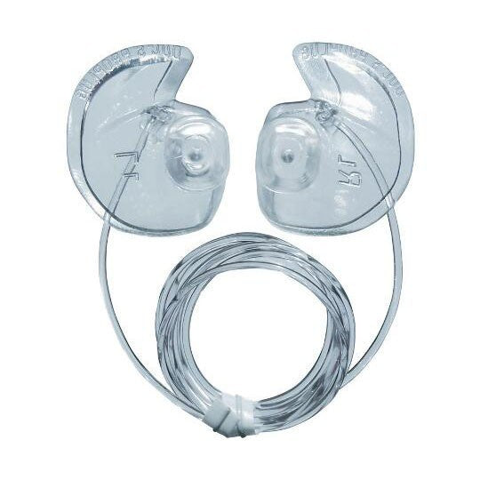 DOC'S PRO PLUGS - Bouchons oreilles avec leash - Ventilés - Clear