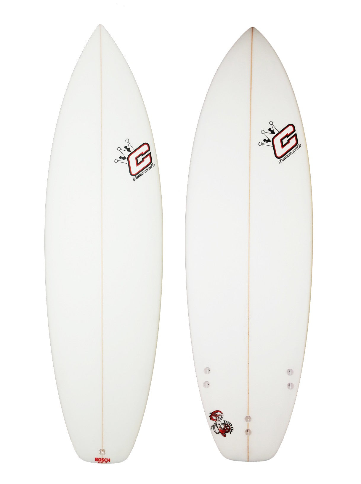 Tablas de surf CLAYTON - Trickster (PU) FCS - 5'5