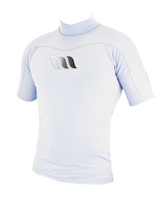 WEST - Lycra short sleeves - UV Flex Rashguard - White