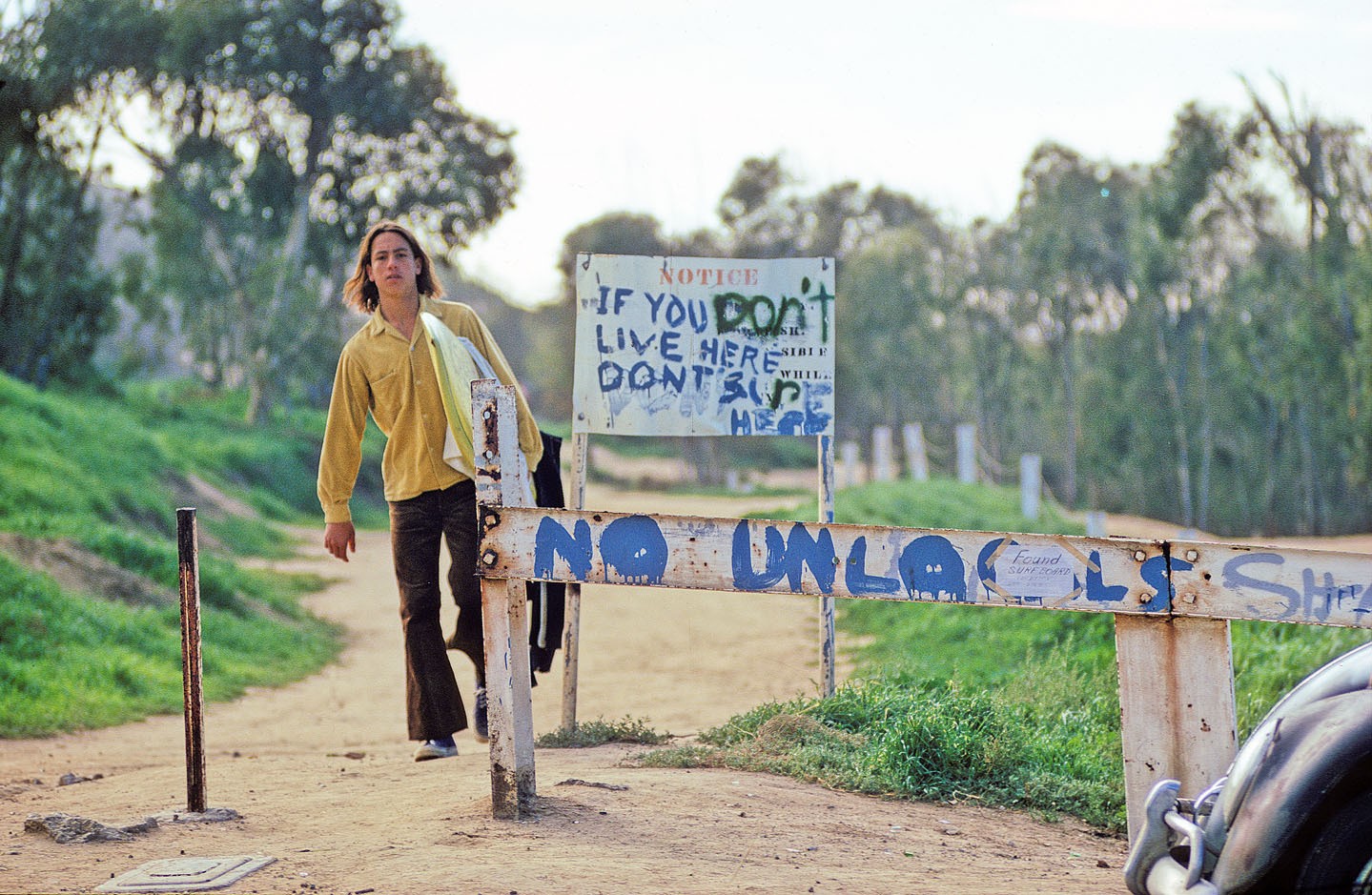 JEFF DIVINE - Vintage Surf Photography - 'Locals Only Sunset Cliffs' 1970'