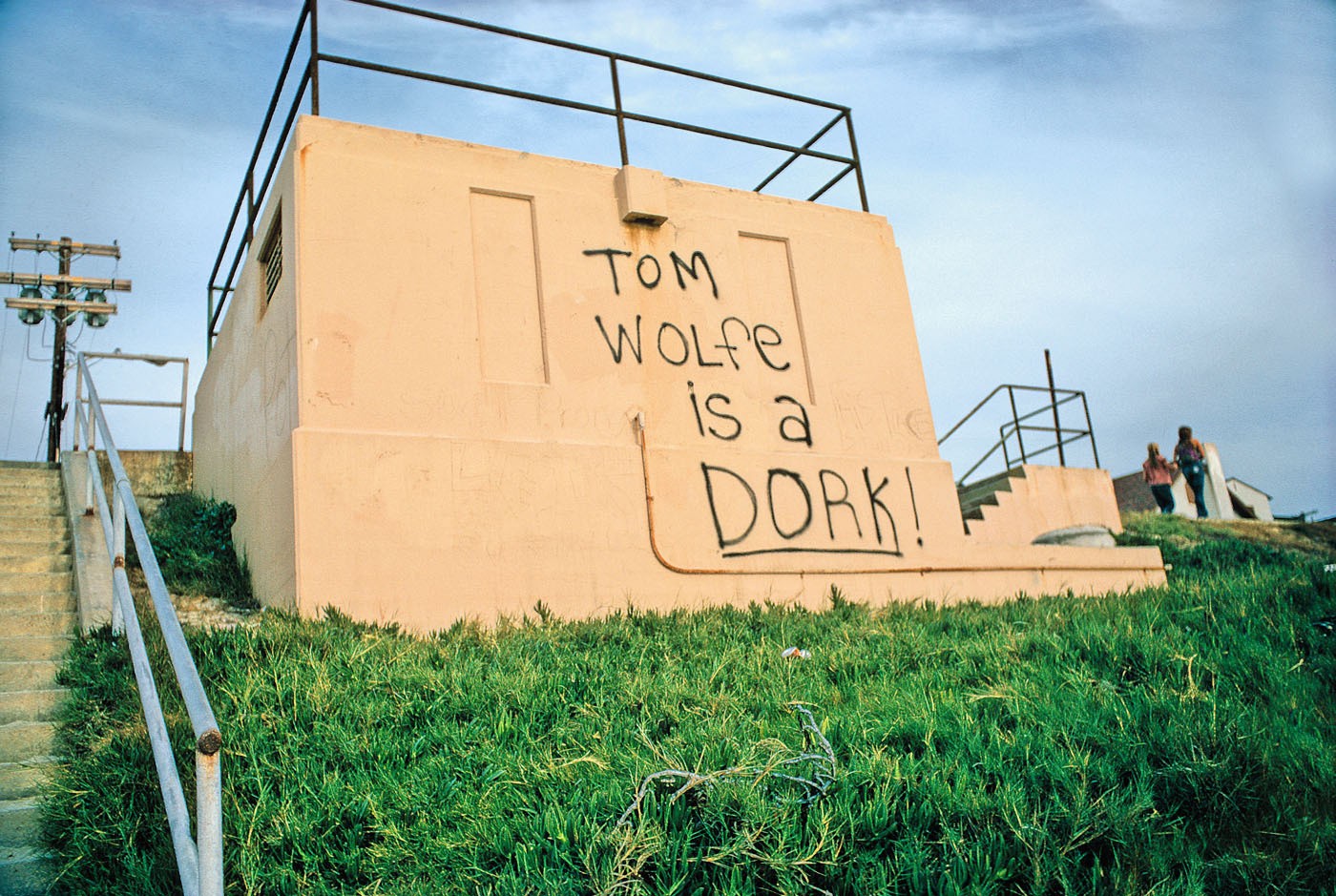 JEFF DIVINE - Vintage Surf Photography - 'Tom Wolfe is a Dork Pumphouse Windansea 70's'