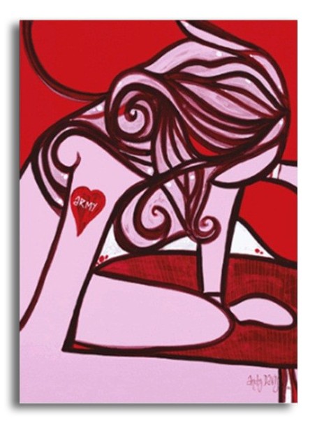 ANDY DAVIS - She is Deep - Giclée on canvas