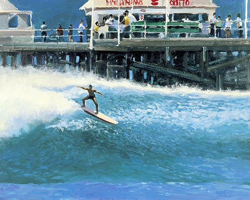 KEN AUSTER - Lithograph - 'Pier Pressure'