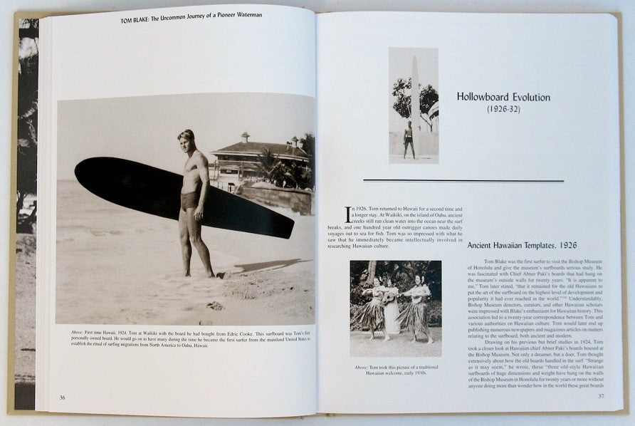 Libro de surf: Tom Blake - El viaje poco común de un barquero pionero