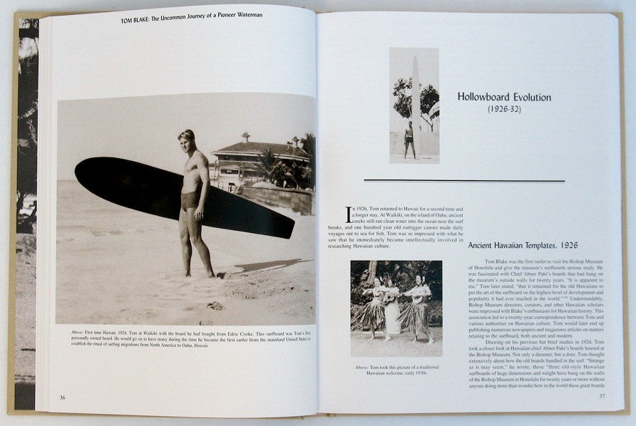 Livre de Surf: Tom Blake - The Uncommon Journey of a Pioneer Waterman