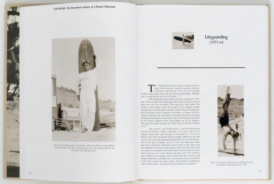 Livre de Surf: Tom Blake - The Uncommon Journey of a Pioneer Waterman