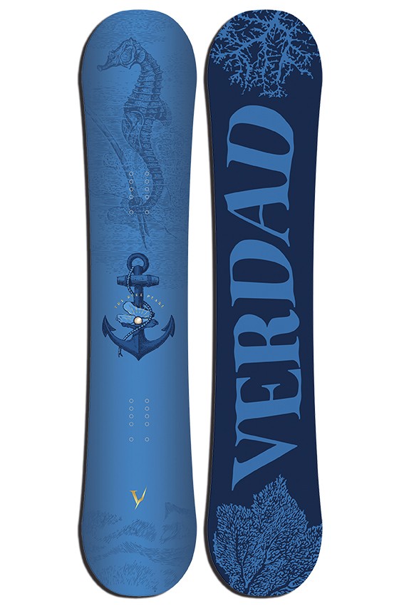 VERDAD - Planche de Snowboard Blue Pearl