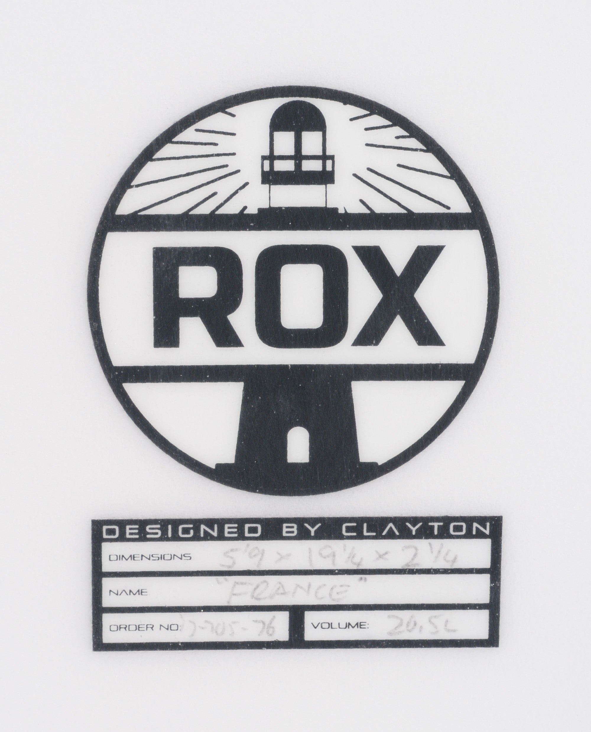 CLAYTON Surfboards - The Rox (PU)