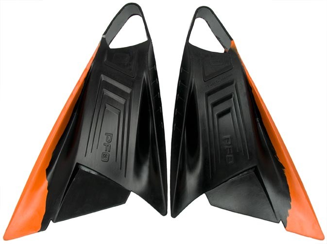POD - PF3 - Aletas de bodyboard - Negro / Naranja