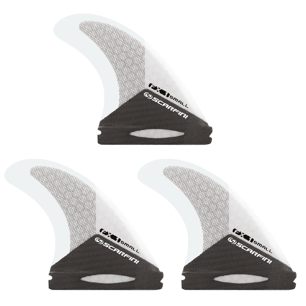 Set of 3 SCARFINI FX1 Carbon fins (size S) (Future)