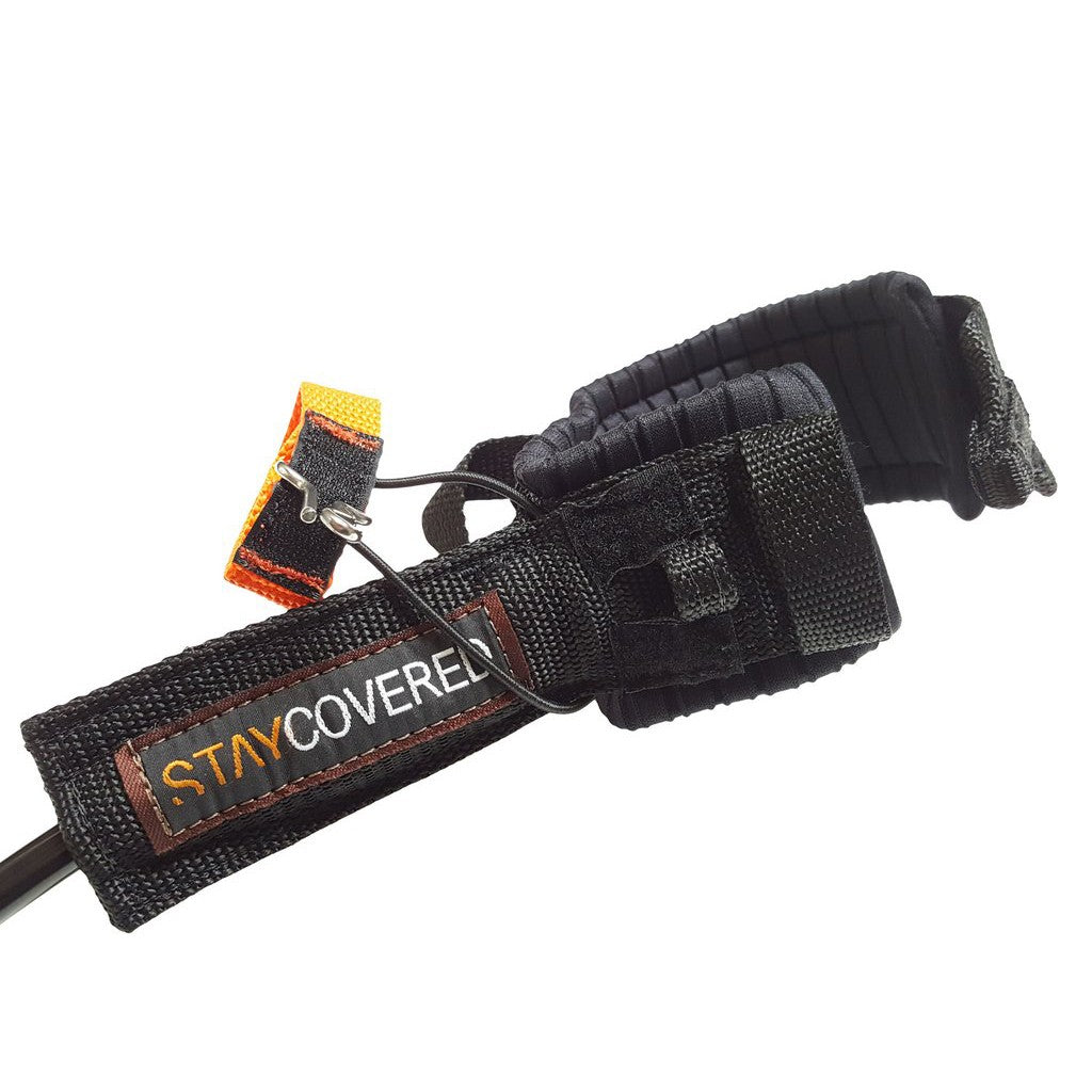 MANTÉNGASE CUBIERTO - Correa XXL Big Wave con cierre rápido (10 mm) - Negro