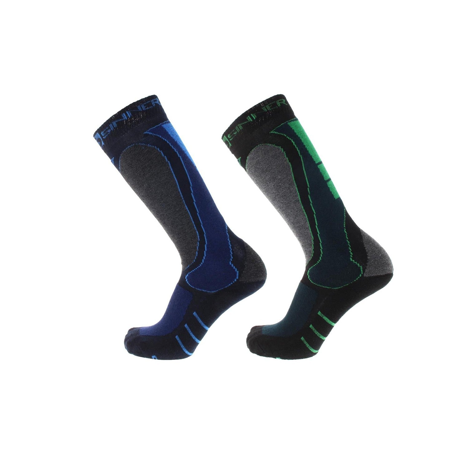 Sinner - Ski / Snow Sock - Geo (Pack of two pairs) - 39/41